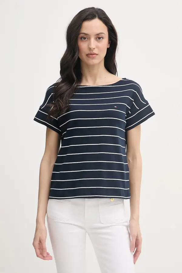 Tommy Hilfiger Tommy Hilfiger majica za žene od pamuka