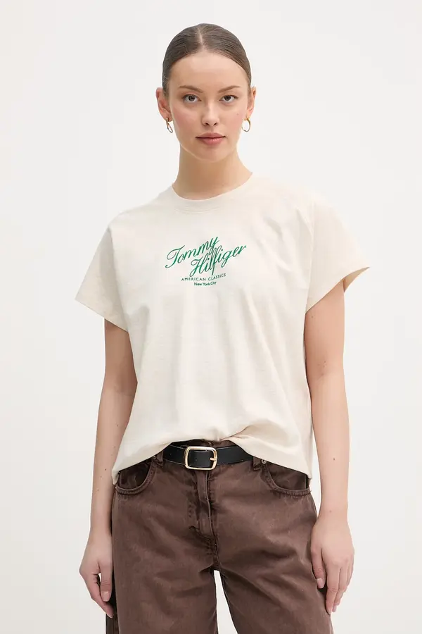 Tommy Hilfiger Tommy Hilfiger majica za žene od pamuka