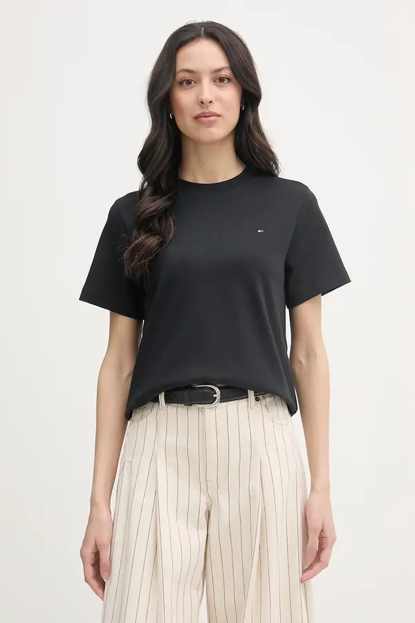 Tommy Hilfiger Tommy Hilfiger majica za žene od pamuka