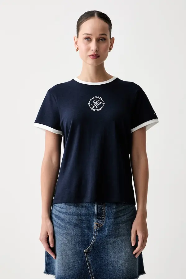 Tommy Hilfiger Tommy Hilfiger majica za žene s lyocellom