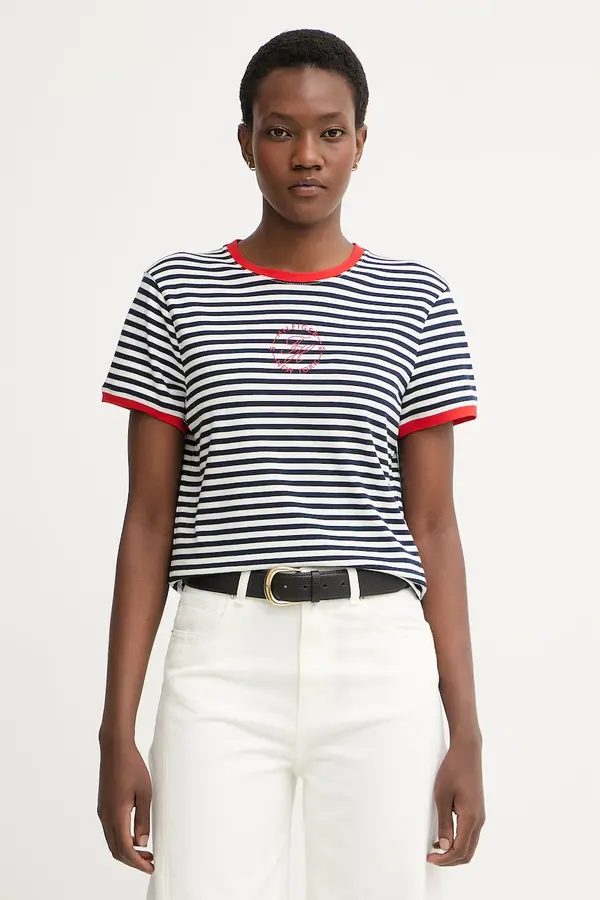 Tommy Hilfiger Tommy Hilfiger majica za žene s lyocellom