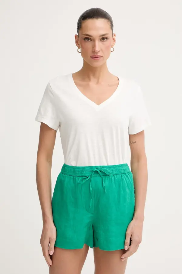 Tommy Hilfiger Tommy Hilfiger majica ženska lanena