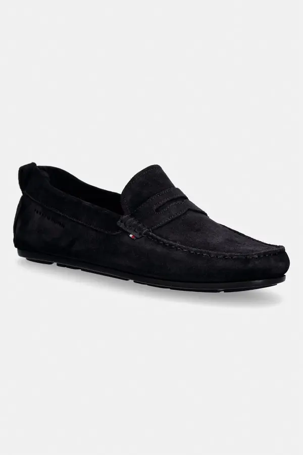 Tommy Hilfiger Tommy Hilfiger mokasinke muške od brušene kože CORE HILFIEGR SUEDE DRIVER