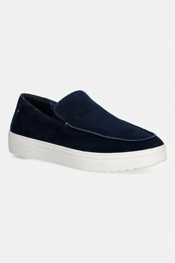 Tommy Hilfiger Tommy Hilfiger mokasinke za muškarce od brušene kože MODERN LIGHT SUEDE LOAFER