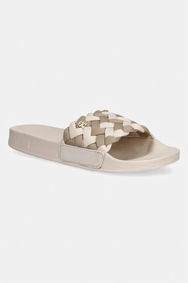 Tommy Hilfiger Tommy Hilfiger natikače ženske TH BRAIDED POOL SLIDE