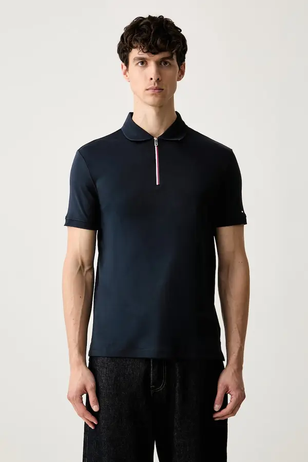 Tommy Hilfiger Tommy Hilfiger polo majica za muškarce od pamuka
