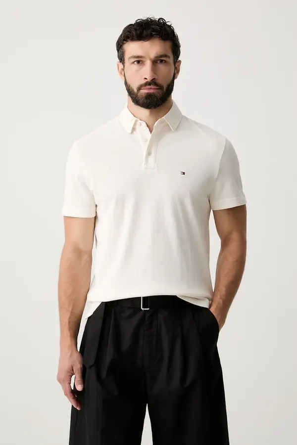 Tommy Hilfiger Tommy Hilfiger polo majica za muškarce od pamuka