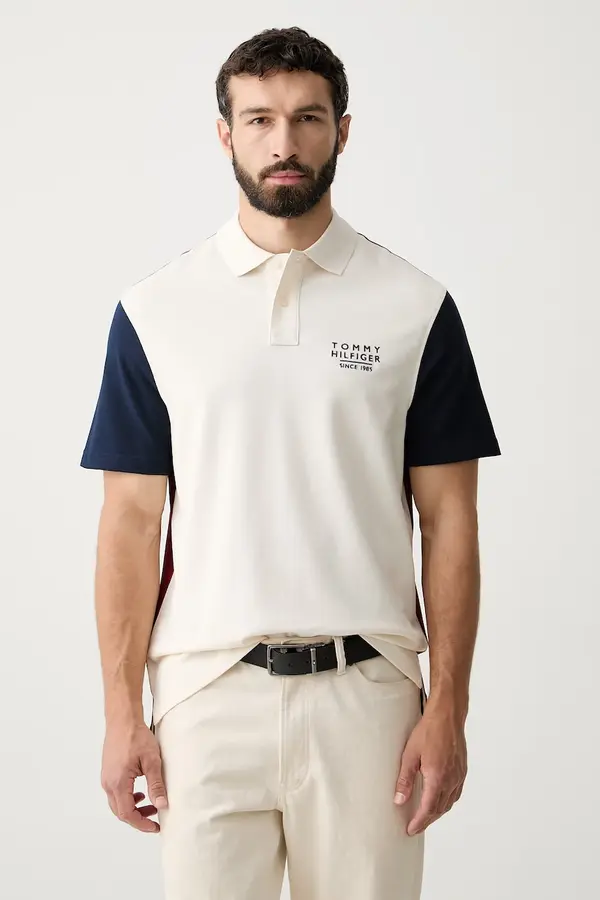 Tommy Hilfiger Tommy Hilfiger polo majica za muškarce od pamuka s elastanom