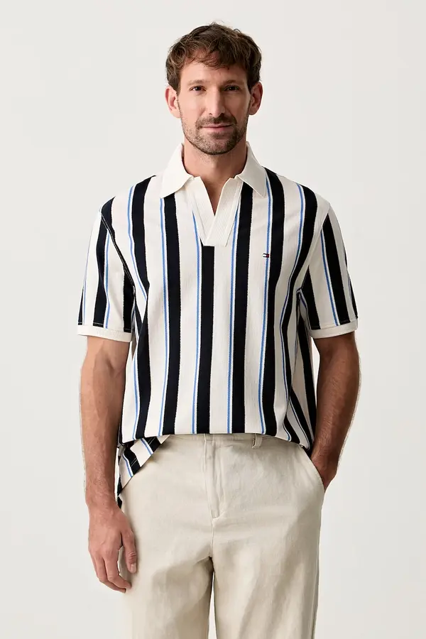 Tommy Hilfiger Tommy Hilfiger polo majica za muškarce od pamuka