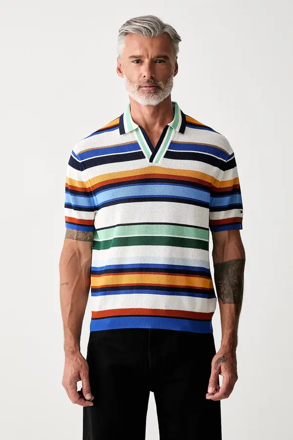 Tommy Hilfiger Tommy Hilfiger polo majica za muškarce s pamukom