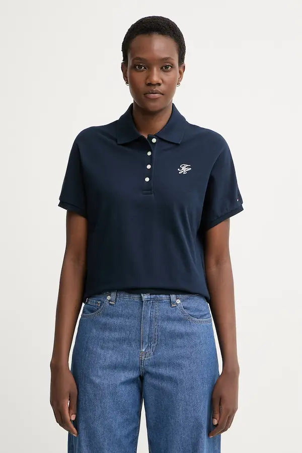 Tommy Hilfiger Tommy Hilfiger polo majica ženska s pamukom
