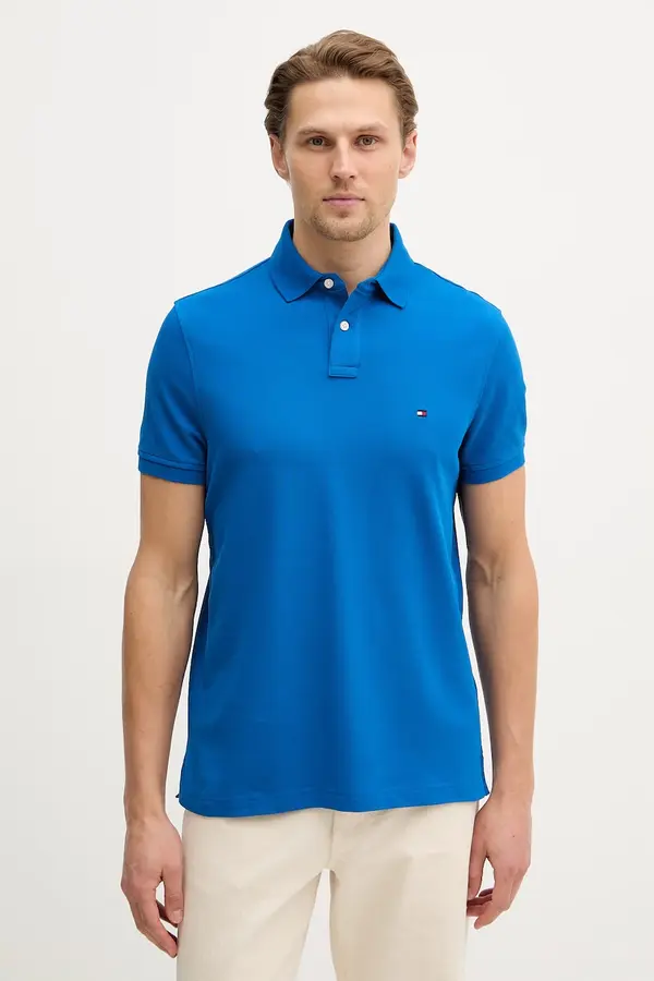 Tommy Hilfiger Tommy Hilfiger polo muški od pamuka s elastanom
