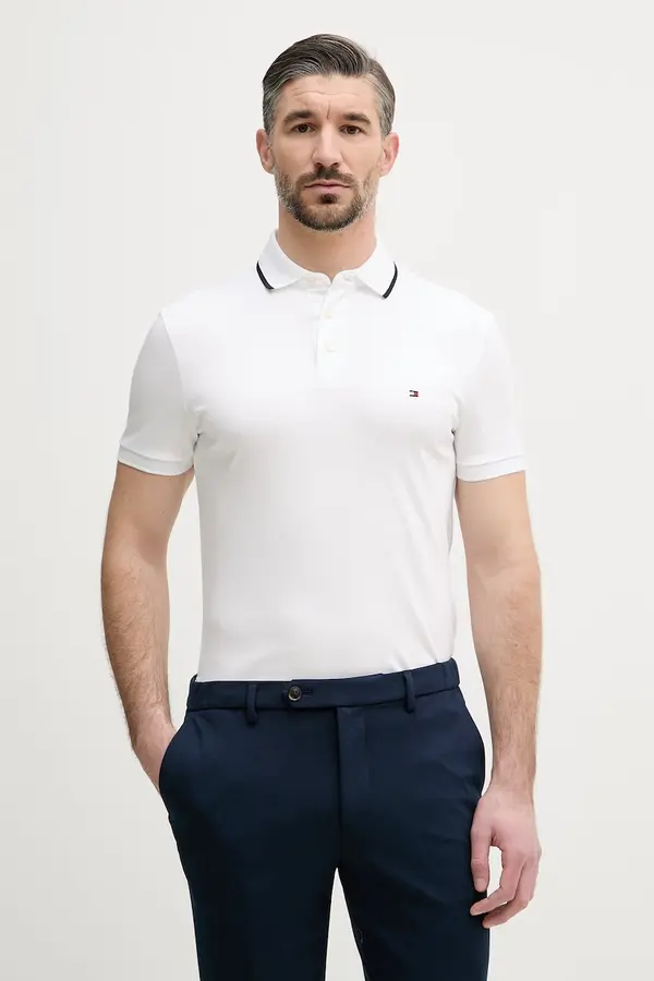 Tommy Hilfiger Tommy Hilfiger polo muški od pamuka