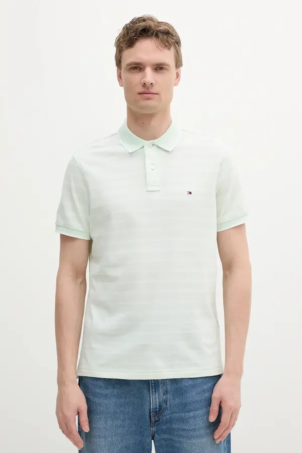 Tommy Hilfiger Tommy Hilfiger polo muški s dodatkom lana
