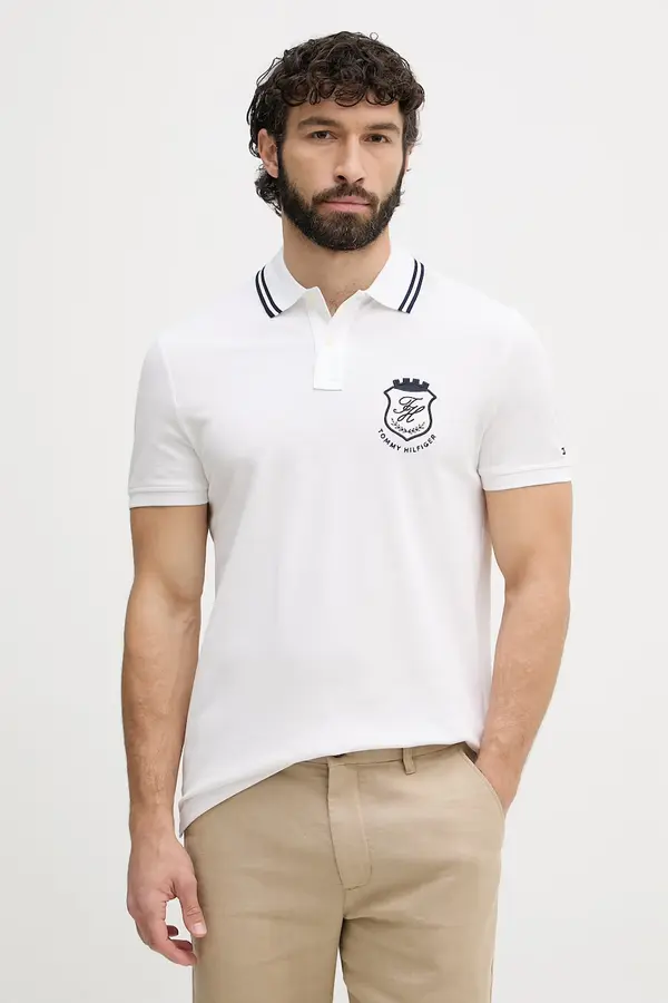 Tommy Hilfiger Tommy Hilfiger polo muški s pamukom