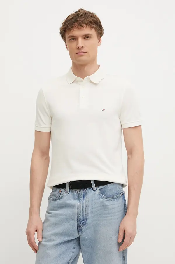 Tommy Hilfiger Tommy Hilfiger polo od pamuka s elastanom
