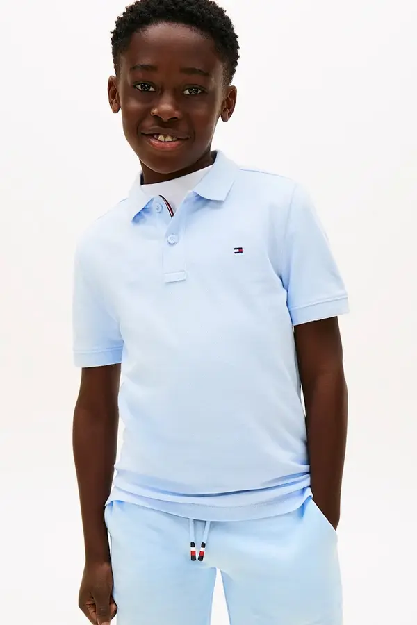 Tommy Hilfiger Tommy Hilfiger polo za djecu od pamuka