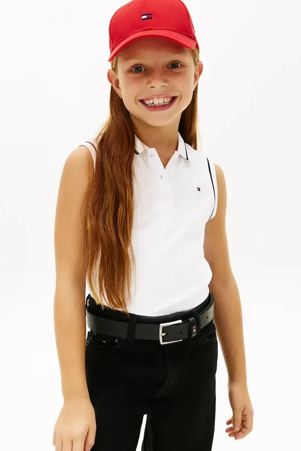 Tommy Hilfiger Tommy Hilfiger polo za djecu od pamuka