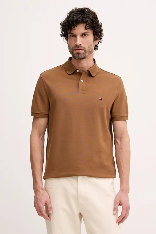 Tommy Hilfiger Tommy Hilfiger polo za muškarce od pamuka s elastanom