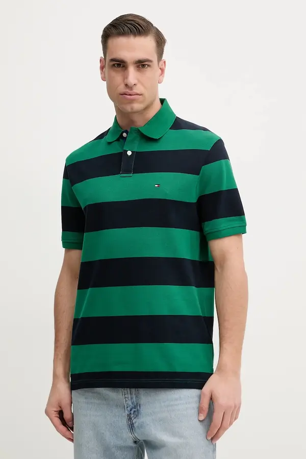 Tommy Hilfiger Tommy Hilfiger polo za muškarce od pamuka s elastanom