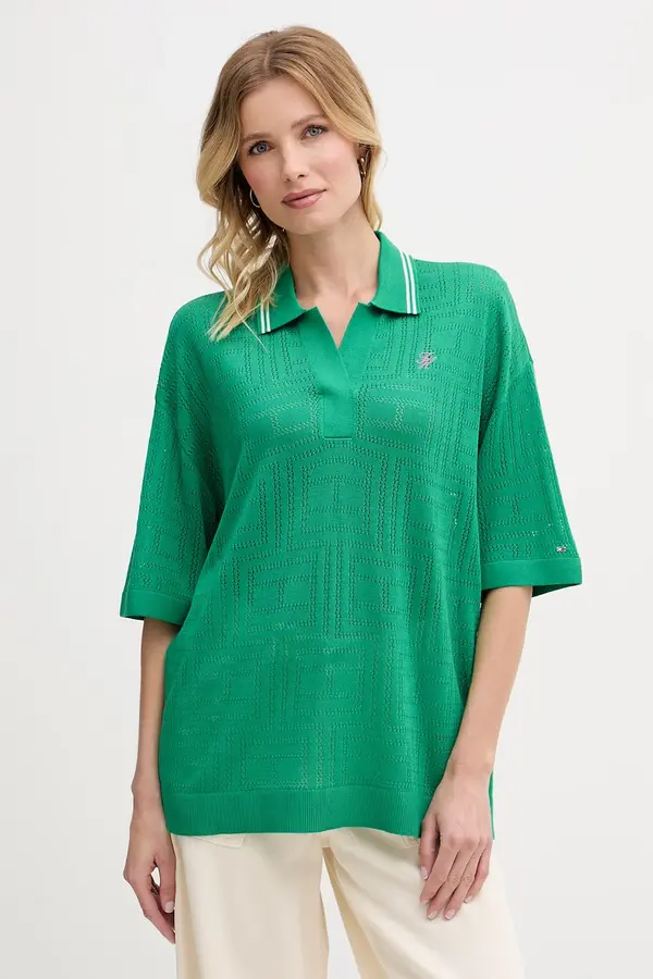 Tommy Hilfiger Tommy Hilfiger polo za muškarce s lyocellom SUMMER
