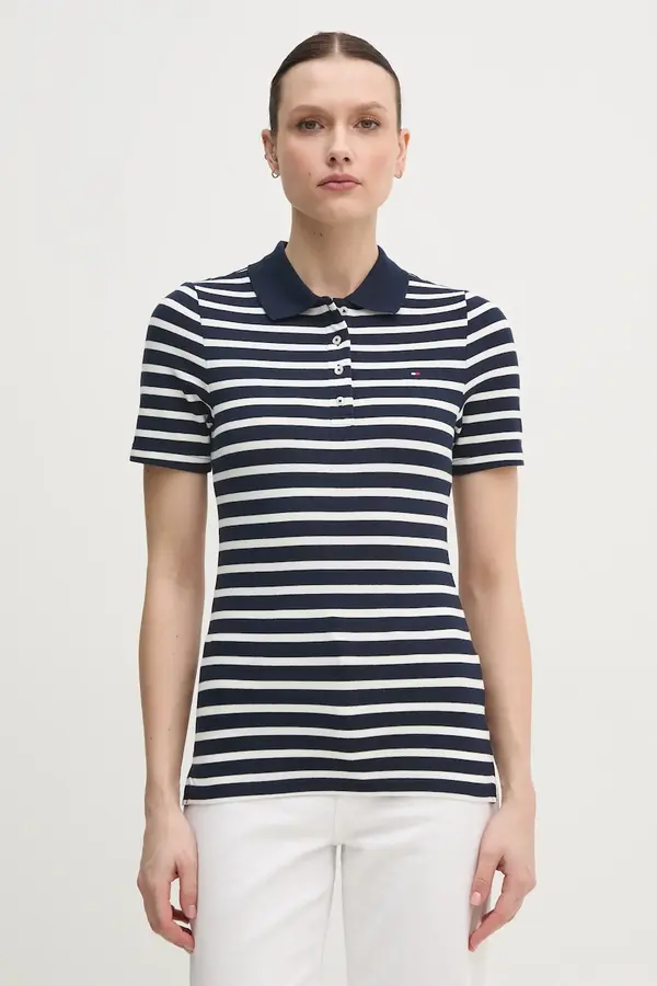 Tommy Hilfiger Tommy Hilfiger polo ženski pamučni