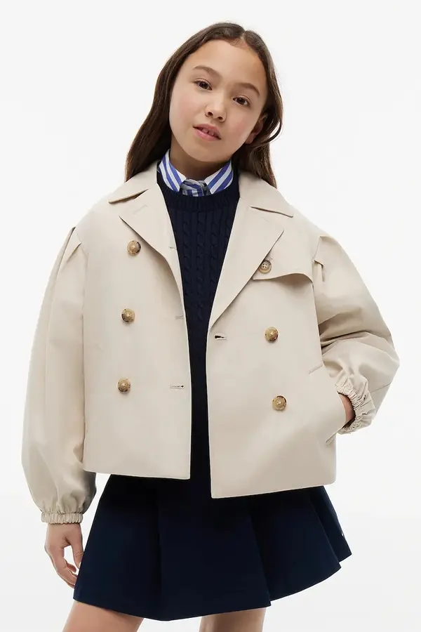 Tommy Hilfiger Tommy Hilfiger prijelazna jakna za djecu s pamukom