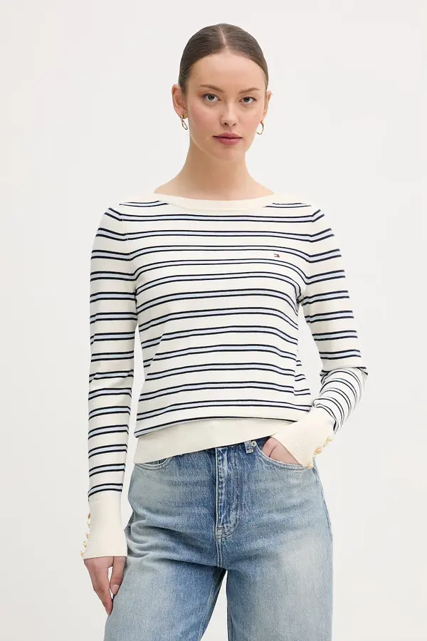 Tommy Hilfiger Tommy Hilfiger pulover damski s pamukom