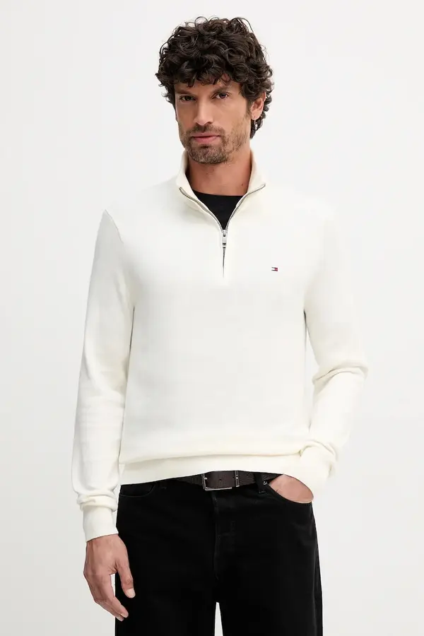 Tommy Hilfiger Tommy Hilfiger Pulover s dodatkom kašmira Tommy Hilfiger
