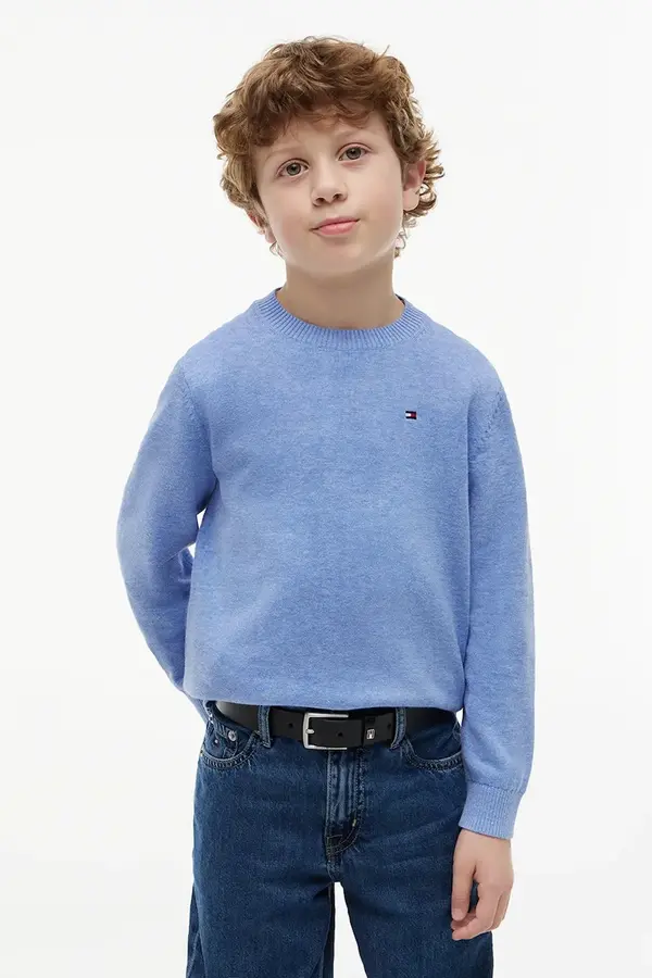 Tommy Hilfiger Tommy Hilfiger pulover za djecu od pamuka