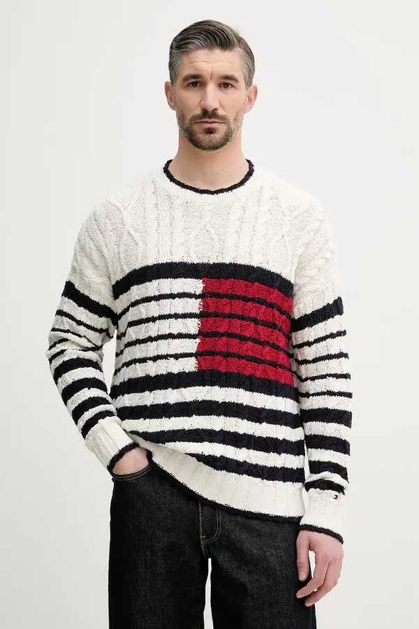 Tommy Hilfiger Tommy Hilfiger pulover za muškarce od pamuka