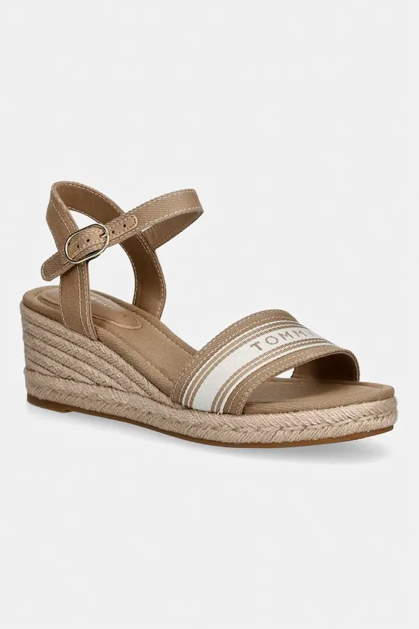 Tommy Hilfiger Tommy Hilfiger sandale s klinastom potpeticom MID WEDGE ESPAD WEBBING