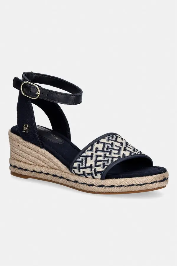 Tommy Hilfiger Tommy Hilfiger sandale s klinastom potpeticom TH MID ESPAD WEDGE JACQUARD