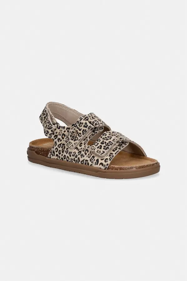 Tommy Hilfiger Tommy Hilfiger sandale za djecu brušene kožne