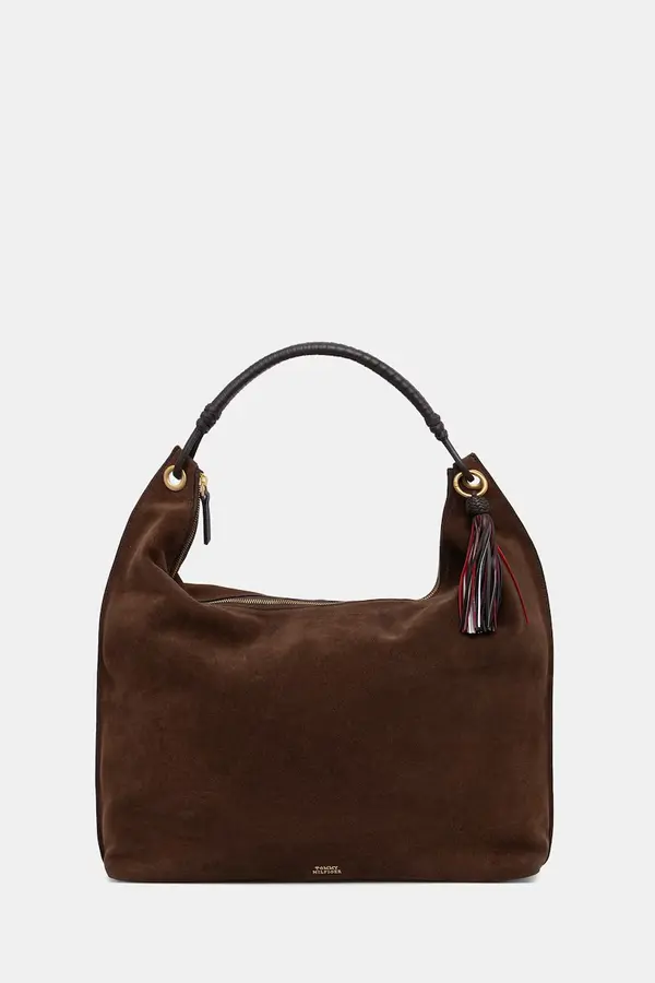 Tommy Hilfiger Tommy Hilfiger shopper torba za žene od brušene kože