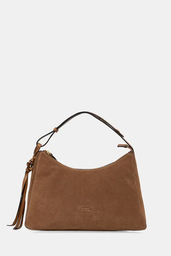 Tommy Hilfiger Tommy Hilfiger shopper torba za žene od brušene kože