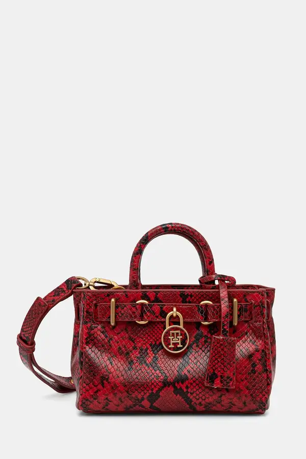Tommy Hilfiger Tommy Hilfiger shopper torba ženska kožna
