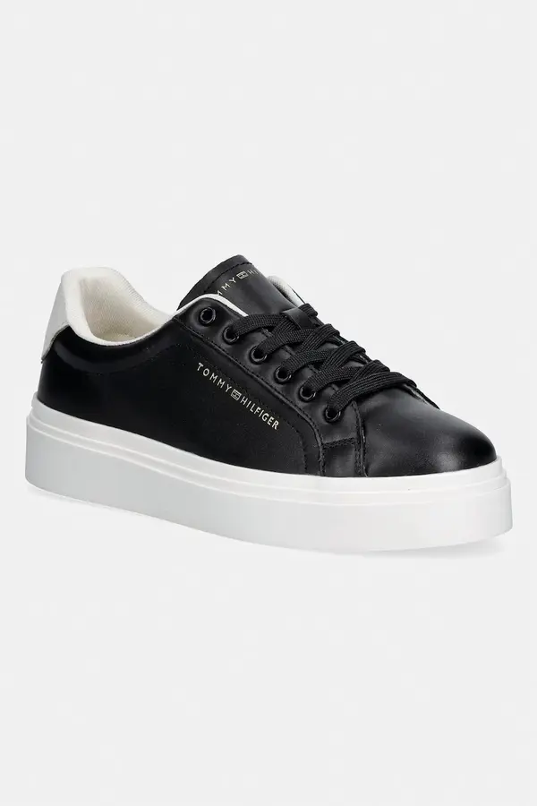 Tommy Hilfiger Tommy Hilfiger TH CHIC CUPSOLE PLATFORM tenisice za žene od kože