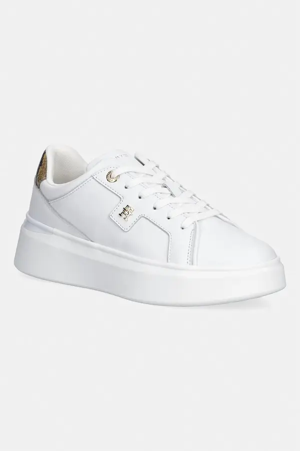 Tommy Hilfiger Tommy Hilfiger TH CHIC PLATFORM SNAKE tenisice za žene od kože