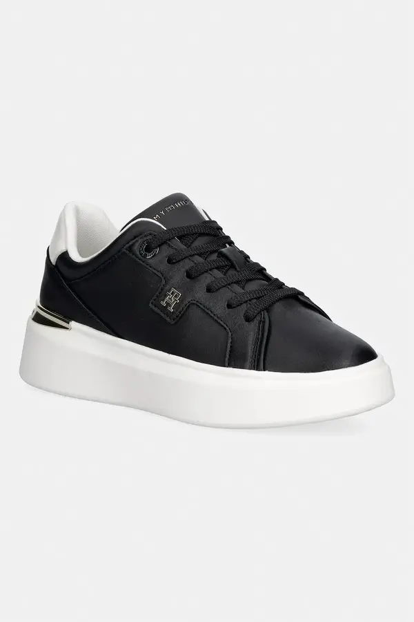 Tommy Hilfiger Tommy Hilfiger TH CHIC PLATFORM tenisice za žene od kože