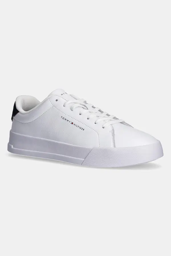 Tommy Hilfiger Tommy Hilfiger TH COURT LTH DETAIL ESS tenisice za muškarce od kože