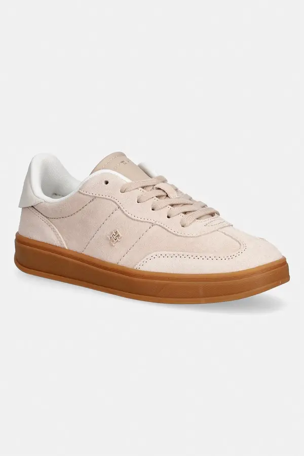Tommy Hilfiger Tommy Hilfiger TH HERITAGE MONOGRAM SNEAKER tenisice za žene od brušene kože