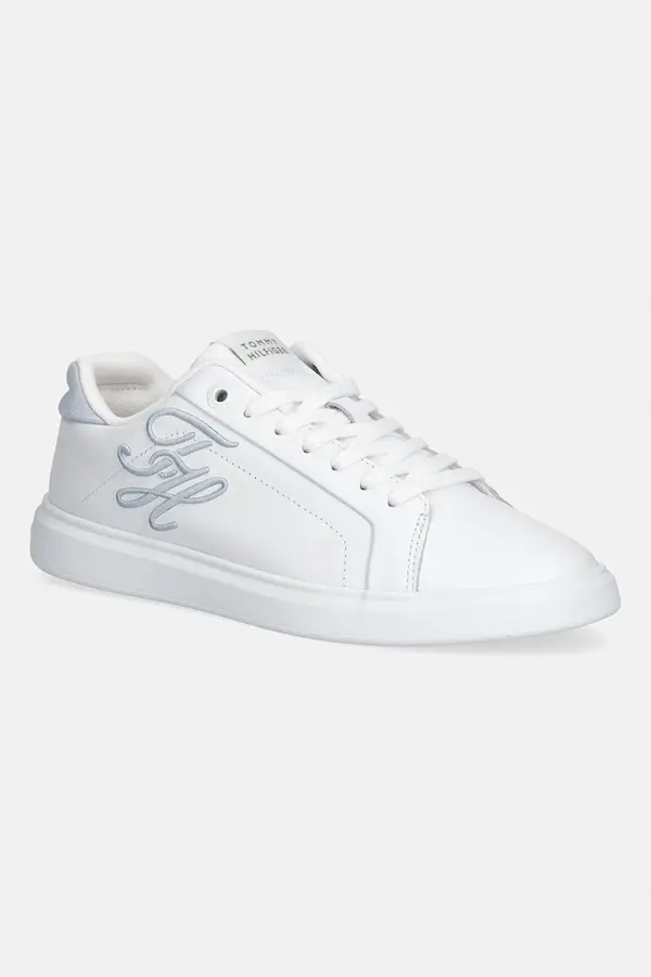 Tommy Hilfiger Tommy Hilfiger TH ICON COURT SCRIPT tenisice za žene od kože