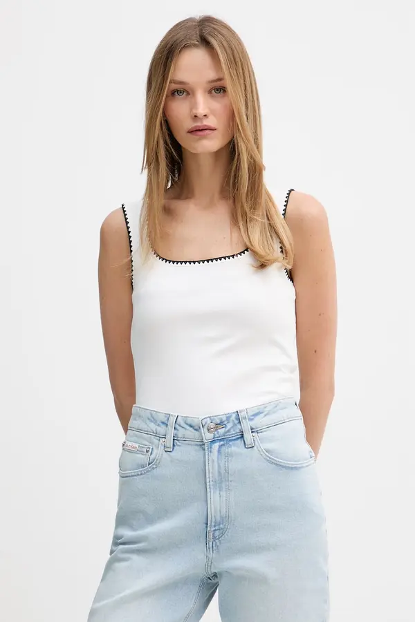 Tommy Hilfiger Tommy Hilfiger top za žene od pamuka