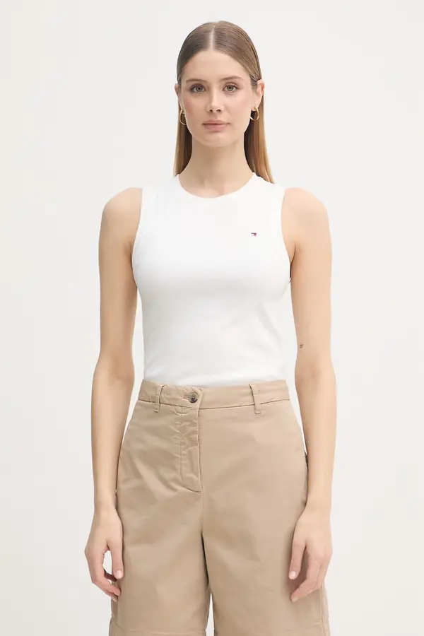 Tommy Hilfiger Tommy Hilfiger top za žene od pamuka