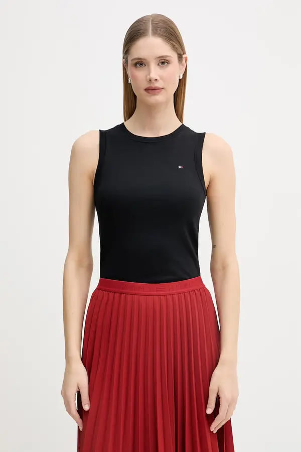 Tommy Hilfiger Tommy Hilfiger top za žene od pamuka