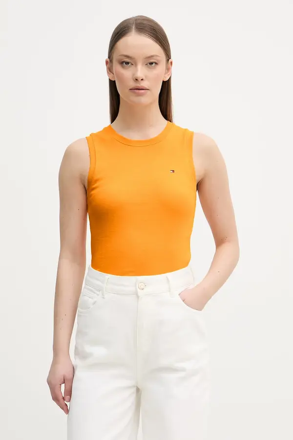 Tommy Hilfiger Tommy Hilfiger top za žene od pamuka