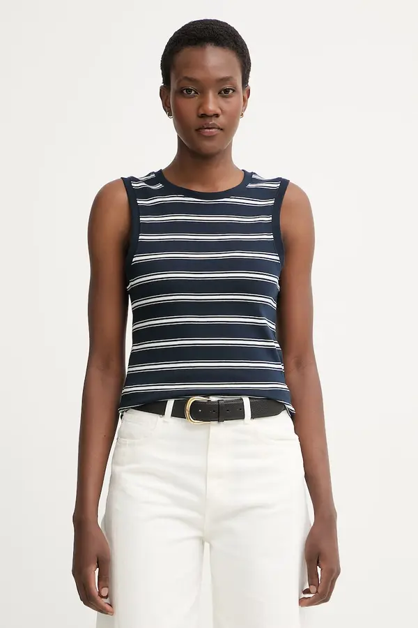 Tommy Hilfiger Tommy Hilfiger top za žene od pamuka
