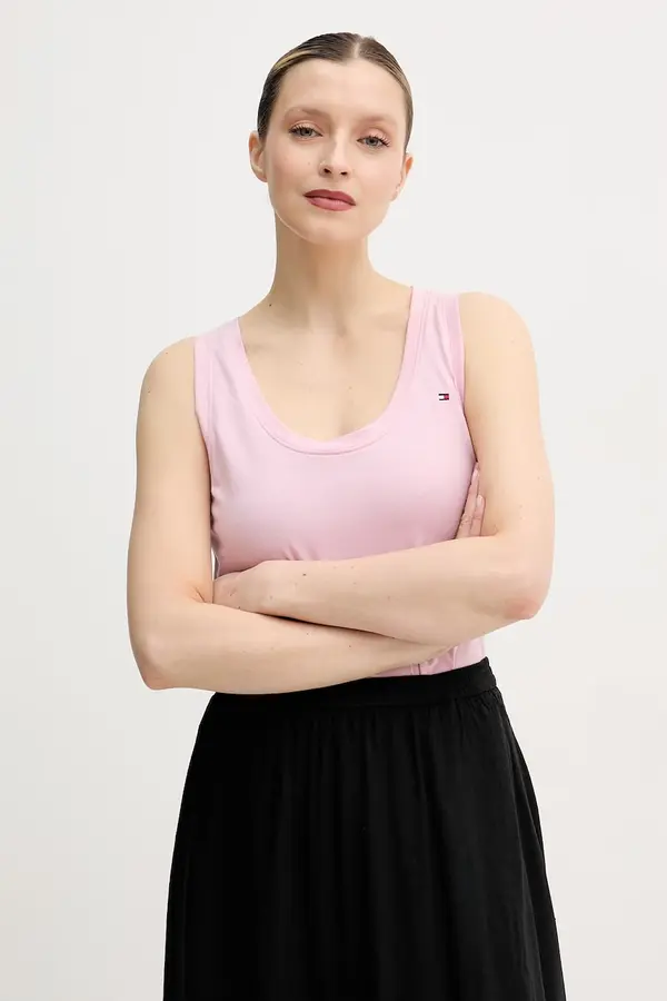 Tommy Hilfiger Tommy Hilfiger top za žene s pamukom