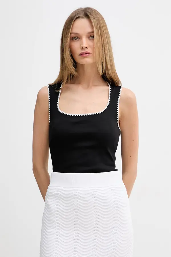 Tommy Hilfiger Tommy Hilfiger top ženski od pamuka